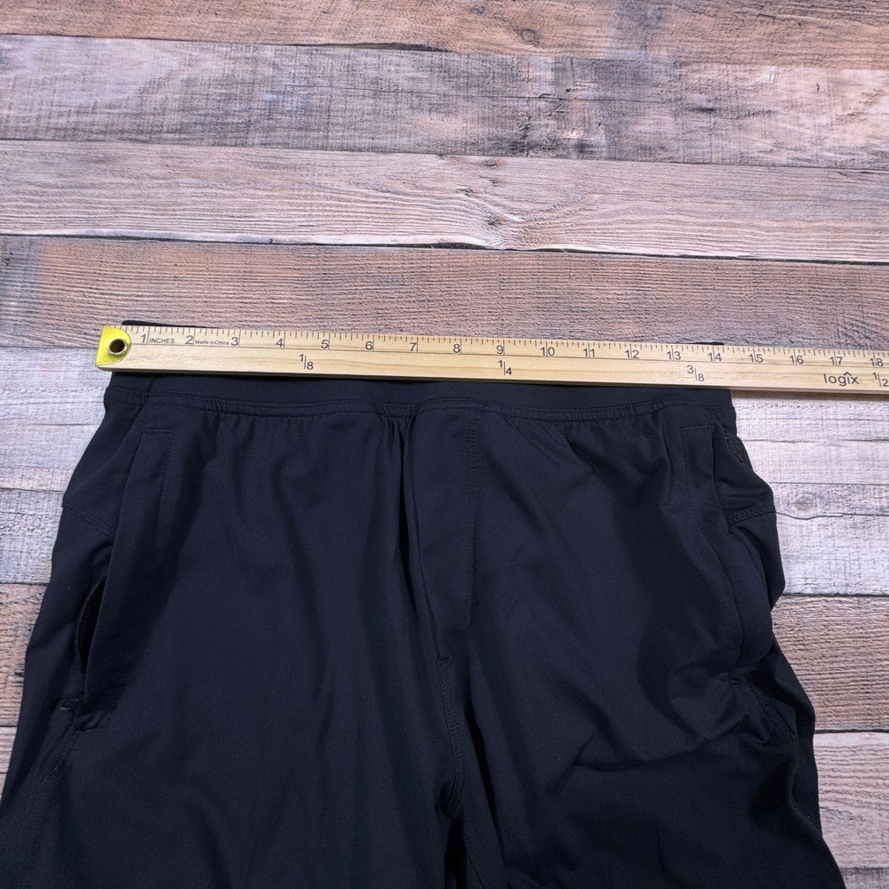 Zyia Mens Joggers Black Athletic Pants Zipper Pockets Ankle Zips Size‎ S - Picture 6 of 10